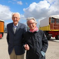 9.Oldtimer-Nutzfahrzeugtreffen 2022 - Seit vielen Jahren mit ihrem Bus Setra 609H dabei: Anneliese und Dieter Vosgerau aus Balingen.
&nbsp;